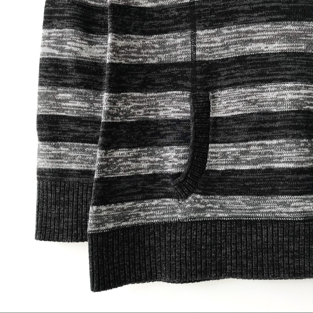 Guess 100% Cotton Striped Shawl Collar Sweater - Picture 4 of 11